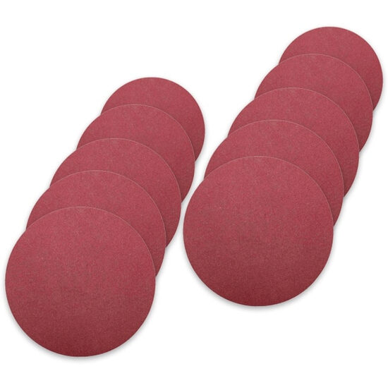 Benzi circulare smirghel Velcro ø125mm K100 10pcs, Raider Power Tools 180734