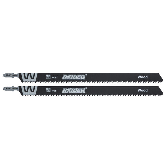 Set 2 lame fierastrau pend. lemn 250mm 6TPI RD-WT1044DP, Raider Power Tools 155536