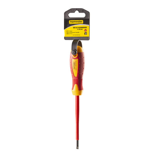 Surubelnita dreapta izolata 1000V 4.0x100mm CR-V TMP, Top Master Pro 220131