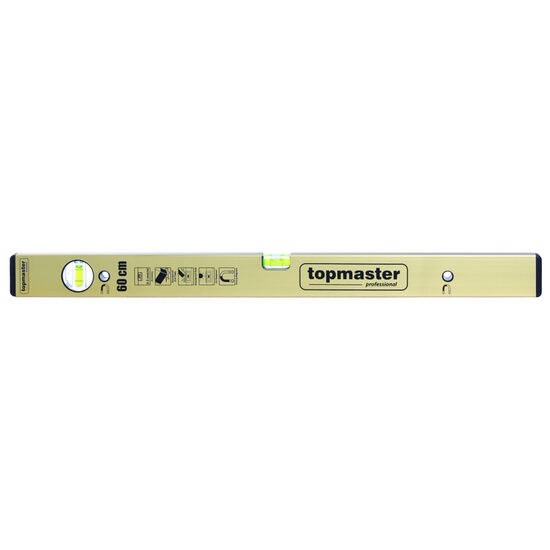 Nivela aluminiu magnetica 2 bule 400mm TMP STARK, Top Master Pro 270307