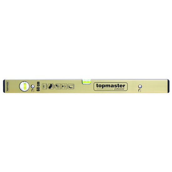 Nivela aluminiu magnetica 2 bule 1800mm TMP STARK, Top Master Pro 270313