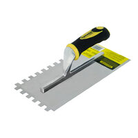 Gletiera maner plastic 280x130mm cu dinti 10x10TMP, Top Master Pro 320128