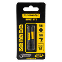 Bit de impact 50mm PH1, 2 buc. TMP, Top Master Pro 338730