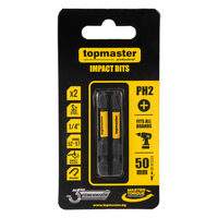 Bit de impact 50mm PH2, 2 buc. TMP, Top Master Pro 338731