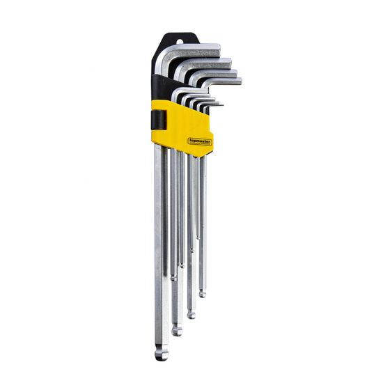 Chei imbus cu bila 1.5-10mm extralungi set 9pcs CR-V TMP, Top Master Pro 390121