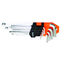 Set chei imbus cu bila scurte "L" 9 pcs 1.5-10mm CR-V GD, Gadget 390152
