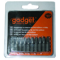10pcs/Set biti S2 PH-3x25mm GD, Gadget 390712