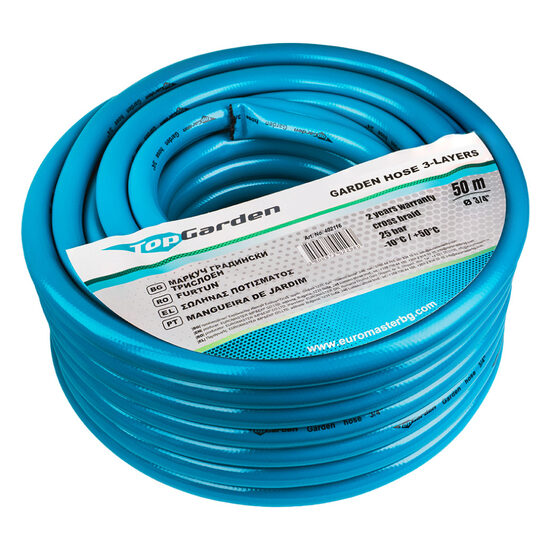 Furtun de gradina 3 straturi 3/4" 50m TG, Top Garden 402119