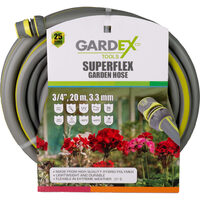 Furtun de gradina SUPERFLEX 3/4", 20m, 3.3mm GX, Gardex 404903