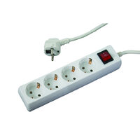 Prelungitor 4 prize 1.5mx1.5mm cu intrerupator, Makalon 700756