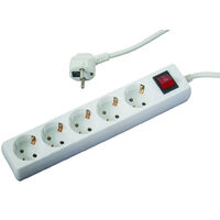 Prelungitor 5 prize 1.5mx1.5mm cu intrerupator, Makalon 700761