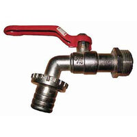 Faucet 1/2", 170g. with metal handle TC, Top Chrome 820121