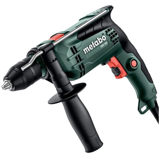 Metabo SBE 650, Masina de gaurit cu percutie, 650 W, mandrina rapida, 13 mm
