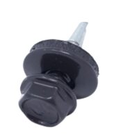 Surub autoforant cap hexagonal si saiba filet pentru metal 4.8x25 RAL 7024 250buc/cut