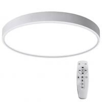 Plafoniera LED rotunda 36W 3000K / 4500K / 6500K cu telecomanda 4500lm PT FI400 Ceiling light alba TED002525 - PM1