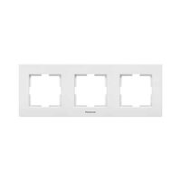 Rama 3 posturi montaj orizontal alb Panasonic Karre Plus P-KPR3O