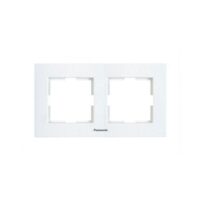 Rama 2 posturi montaj orizontal alb Panasonic Karre Plus P-KPR2O