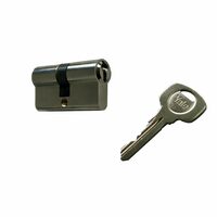 Cilindru siguranta alama nichelat 35x45mm 3 chei cu frezare Yale 500 A 01 FN 35X45