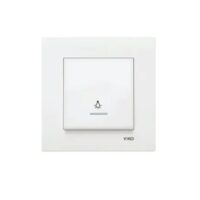 Intrerupator revenire cu LED simbol "BEC" 10AX 250V alb Viko VI-KAIL.R