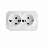 Priza dubla PT schuko EVA (include taxa verde 0.15 lei) Horoz 112-004-0002