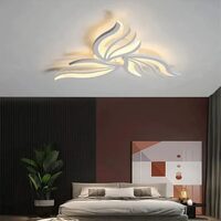 Lustra LED cu telecomanda SAKURA 37W, 3 Petale, lumina Rece/Calda/Neutra, Dimabila, Alb AT1CT-IM1P-HT2L-LT620/3WH