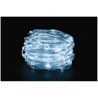 Ghirlanda de exterior 200 microLED CW 20m cu strat PVC IP44 Entac ECML-200-CW