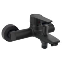 Baterie perete cada/dus Ritto, negru fara accesorii, Ferro BTR1BL