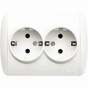Priza dubla ST cu CP bachelita Zirve