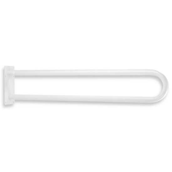 Maner rabatabil sustinere dublu, drept 572 mm Metalia Help, alb, Ferro R66550,11
