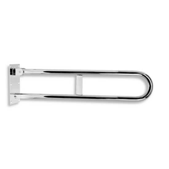 Maner rabatabil sustinere dublu, drept 572 mm Metalia Help, inox, Ferro R66550,44