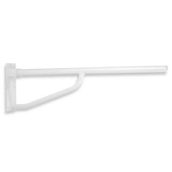 Maner rabatabil sustinere dublu, drept 800 mm Metalia Help, alb, Ferro R66800,11