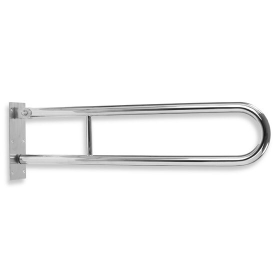 Maner rabatabil sustinere dublu, drept 813 mm Metalia Help, inox, Ferro R66813,44