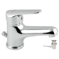 Baterie stativa lavoar Iris New, crom cu ventil , Ferro 94401,0