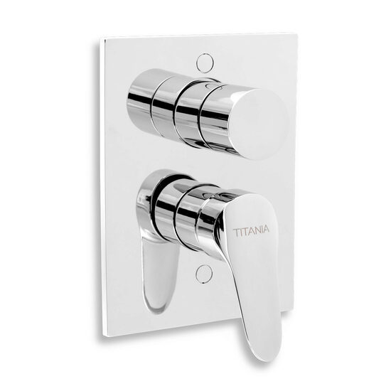 Baterie ingropata cada/dus Iris New, crom, Ferro 94450R,0