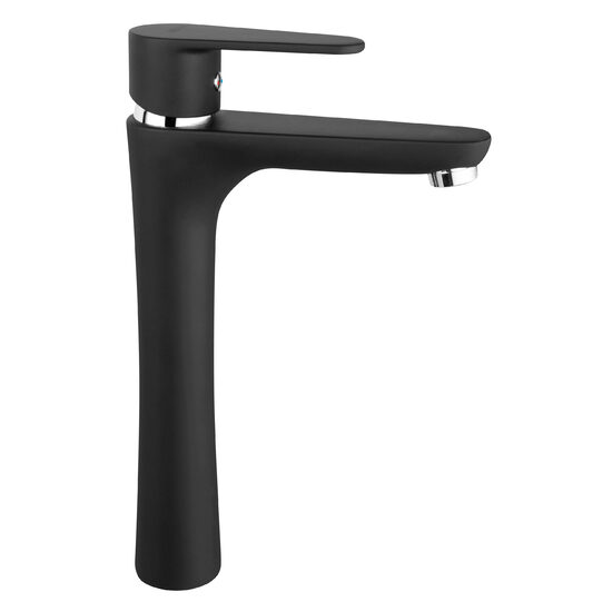 Baterie stativa lavoar inalta Algeo, negru/crom, Ferro BAG2LBL