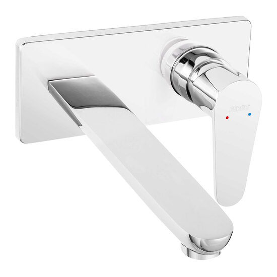 Baterie ingropata lavoar Algeo, crom cu pipa 22 cm, Ferro BAG3PA22