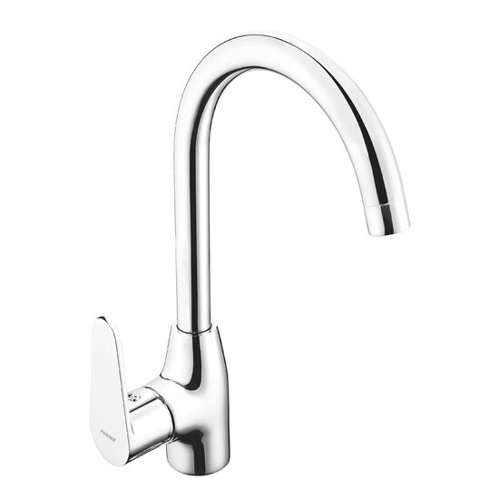 Baterie stativa spalator Algeo, crom cu pipa lebada, Ferro BAG4