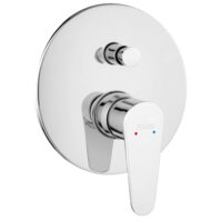 Baterie ingropata cada/dus Algeo, crom, Ferro BAG7P