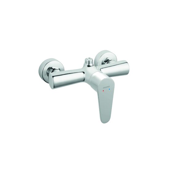 Baterie perete dus Algeo iesire superioara, crom fara accesorii , Ferro BAG7U