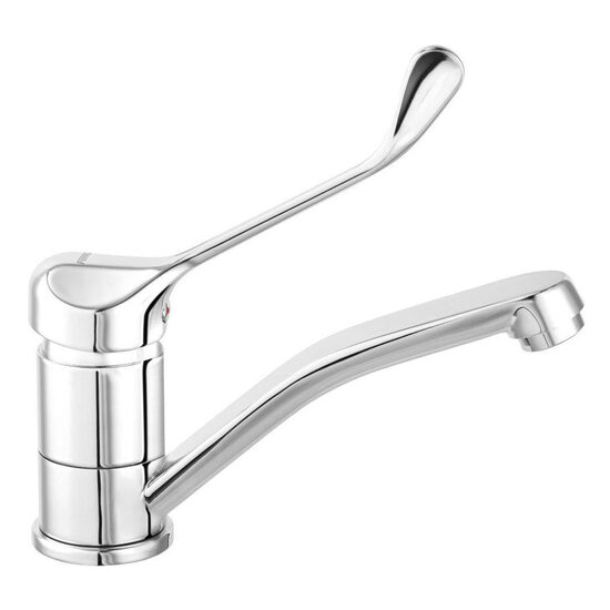 Baterie medicala stativa lavoar Algeo Medico, crom cu pipa mobila, Ferro BAGM2AA