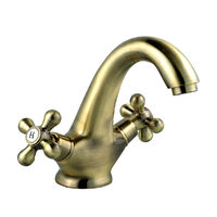 Baterie stativa lavoar Antica, bronz fara ventil, Ferro BAI2BR