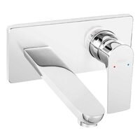 Baterie ingropata lavoar Square, crom cu pipa 18 cm, Ferro BAQ3PA18