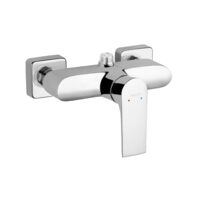 Baterie perete dus Square, crom fara accesorii, Ferro BAQ7U