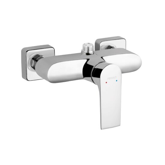 Baterie perete dus Square, crom fara accesorii, Ferro BAQ7U