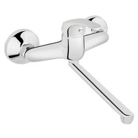 Baterie perete lavoar/spalator Basic, crom , Ferro BBC5