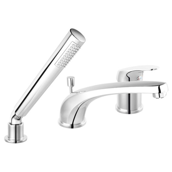 Baterie stativa cada/dus cu 3 gauri Combo, crom, Ferro BCM11AA