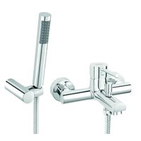 Baterie perete cada/dus Fiesta, crom cu accesorii, Ferro BFI11