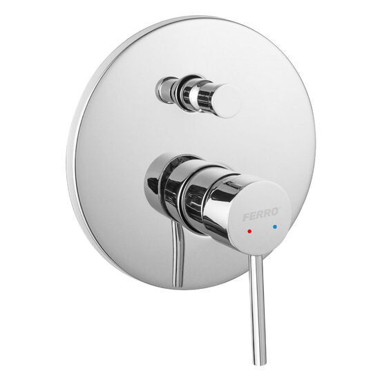 Baterie ingropata cada/dus Fiesta, crom, Ferro BFI7P