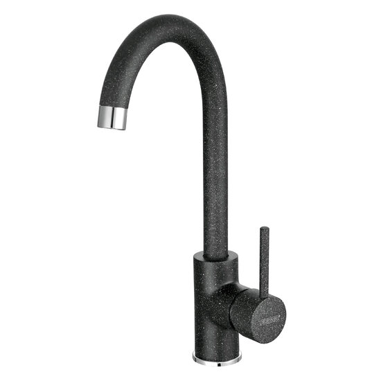 Baterie stativa  bucatarie Freya, grafit cu pipa lebada, Ferro BFR41B