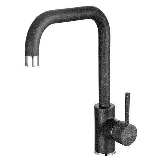 Baterie stativa  bucatarie Freya, grafit cu pipa lebada, Ferro BFR42B